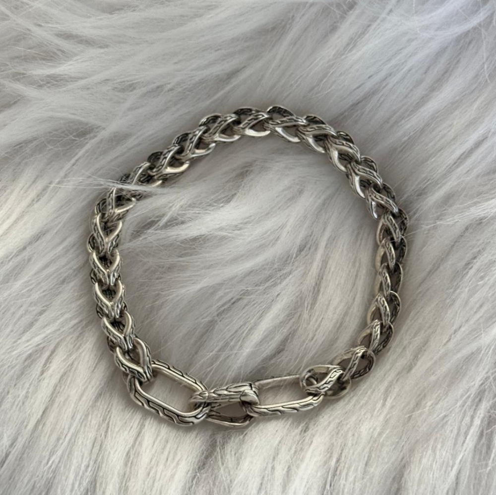 🔥John Hardy Silver Chain Bracelet